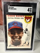 1954 Topps - Ernie Banks #94 (RC) SGC 4