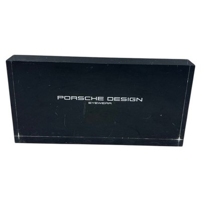 Porsche Design Eyewear Werbung Promo Präsenter Schild Sonnenbrillen Gewerbe 18cm