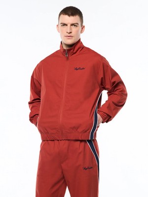 Sergio Tacchini Fiamma Track Jacket Bossa Nova Red Small MSRP $150