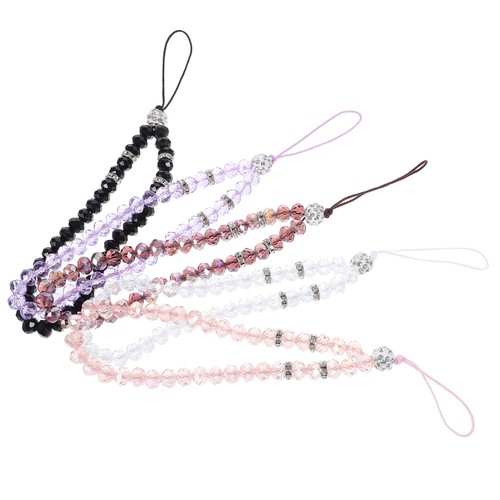 5 Pcs Handy-Ornamente Fräulein Perlen Telefon Pandent Telefonkettendekor Mit - 第 6/12 張圖片