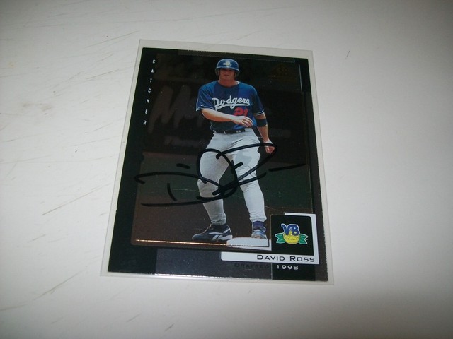 2000 SP TOP PROSPECTS RC DAVID ROSS HANDSIGNIERT #57 LOS ANGELES DODGERS