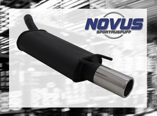 NOVUS Sportauspuff Gruppe N ESD 1x 90mm für Opel Tigra A