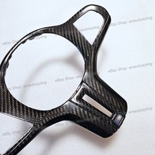 Dry Carbon Fiber M Performance Steering Wheel Trim For BMW M5 F90 M8 F91/F92/F93