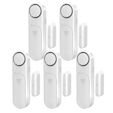 Window and Door Alarm When Opened 5 Pack for Kids Safety/Home Security, Sli...