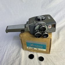 Vintage Lumicon 8 III Camera 3 Lenses with Pistol Handle And Box Tested