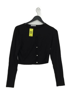 Reformation Damen Strickjacke M schwarz Lyocell Modal mit Elasthan Cardigan