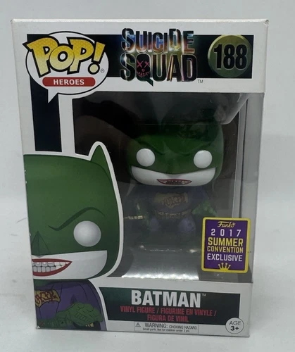 Funko Pop! Vinyl: Suicide Squad - Batman (as The Joker) - 2017 Summer Con. #188