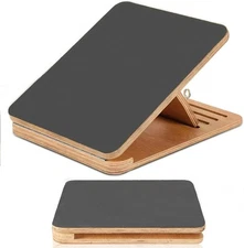 Foldable Calf Stretcher, Portable Wooden Slant Board for Calf Stretching Phys