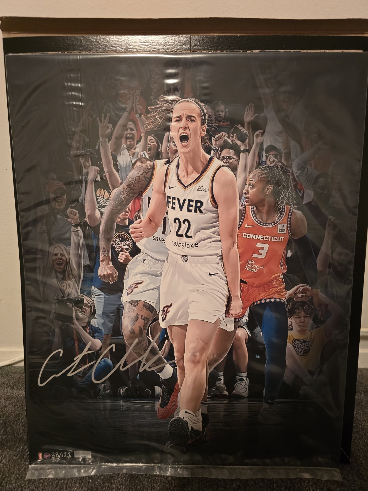Panini Caitlin Clark Signed Photo Gamebreaker /122 Autographed 16 X 20 Limited