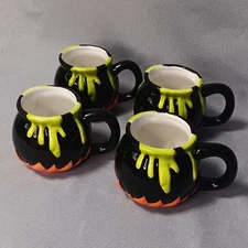 Hyde And Eek! Boutique Cauldron Mugs - Set of 4 NWT