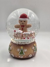 Tk Maxx Christmas Gingerbread Wind Up Music Snowglobe