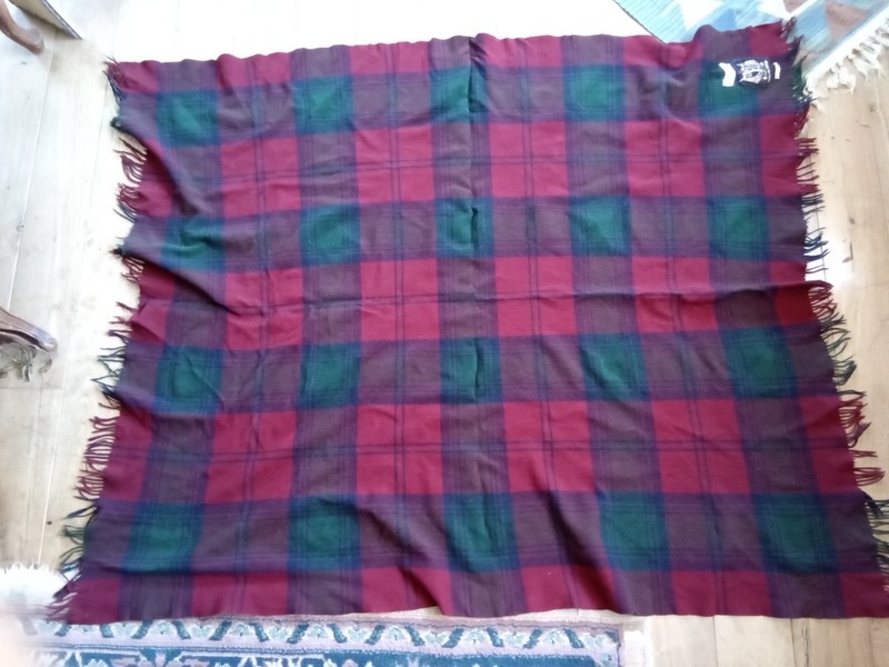 Scotland lambwool blanket 
