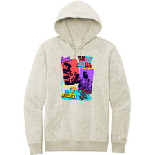 NEW RETRO KINGS RAP ICON 80s HEATHER OATMEAL Hoodie SMALL-4XLARGE MADE IN USA