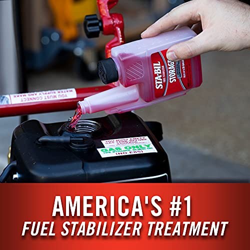  Storage Fuel Stabilizer | Keeps Fuel Fresh for 24 Months, 8 Fl. oz. Single