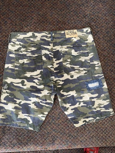 TRUE RELIGION MENS CAMO SIZE 34 SHORTS NWOT (B74) - Picture 7 of 8