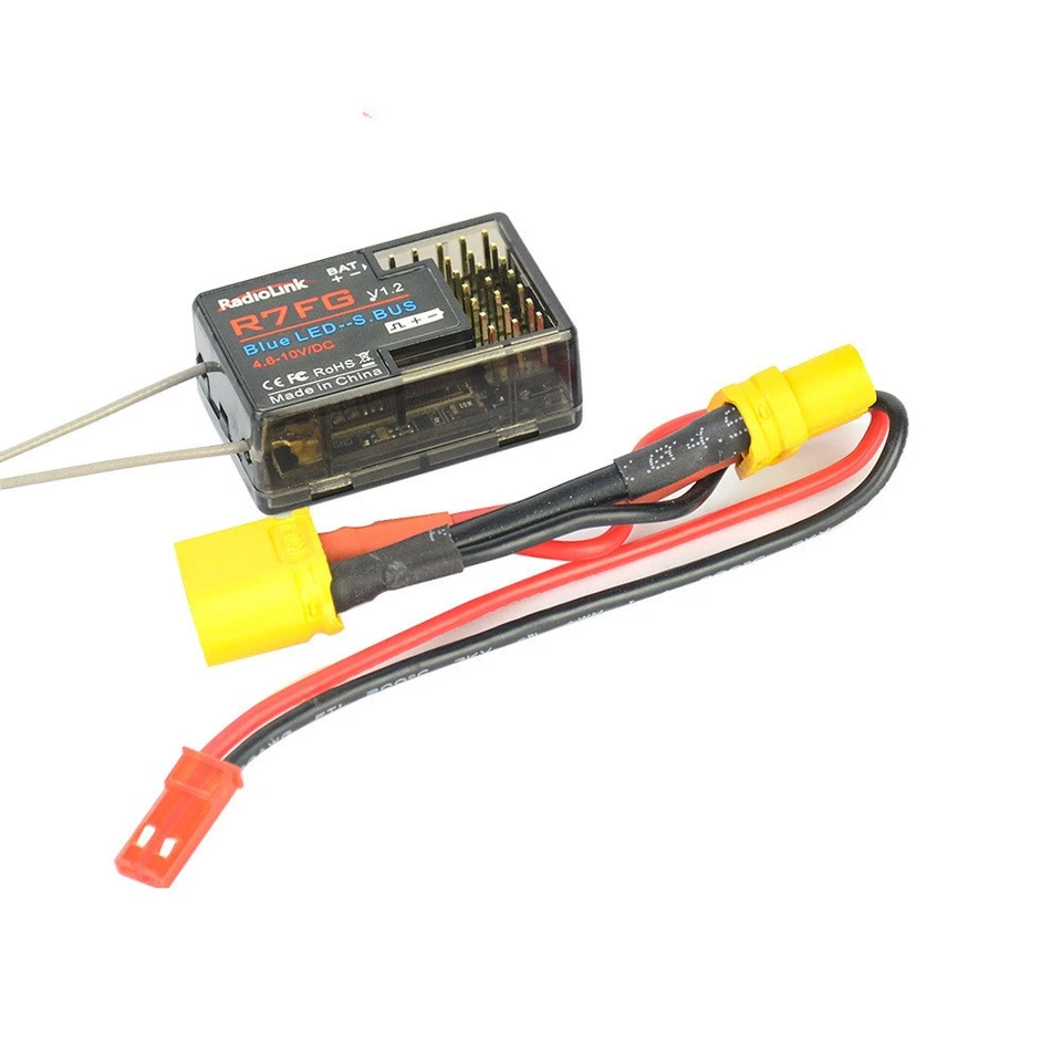R7FG 7CH 2.4Ghz RC Receiver for Radiolink RC6GS RC4GS T8S T8FB Remote Control - Image 2 of 4