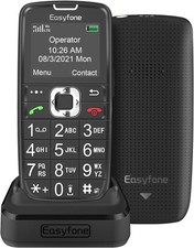 Easyfone Prime A6 4G GSM Telefono Cellulare per Anziani con Tasti Grandi