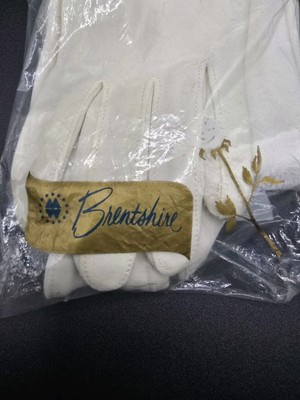 2x Vintage Brentshire Gloves Montgomery Ward NOS Opera & Wrist Length