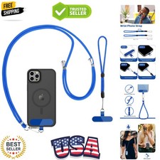 Phone Lanyard 2 Pcs-1 Pcs Adjustable Neck Strap, 1 Pcs Wrist Strap, 2 Pcs Pad...