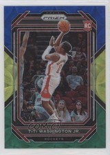2022-23 Panini Prizm Choice Blue Yellow & Green TyTy Washington Jr #243 5ub
