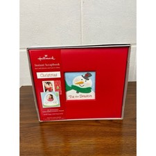 Hallmark Christmas Instant Scrapbook 20 Embellished Pages Photo Safe Paper FUN