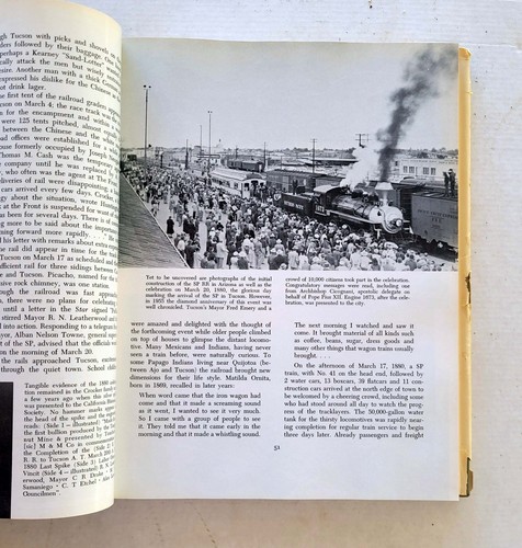 RAILROADS OF ARIZONA VOL I THE SOUTHERN ROADS – HC FIRST ED – 1975 - Bild 7 von 10
