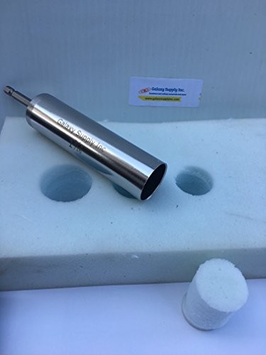 Galaxy Supply Inc. Foam Hole Cutter 1-1/8"=28mm Diameter, Stainless Steel, Up...