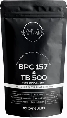 Samuals 157 + TB 500 Blend | 1000 mcg Caps | Tissue Renewal Support Fitness UK