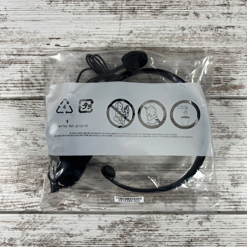 Microsoft Xbox 360 Headset Microphone Headphone X814389-002 OEM (NEW/NIP) - Image 2 of 3