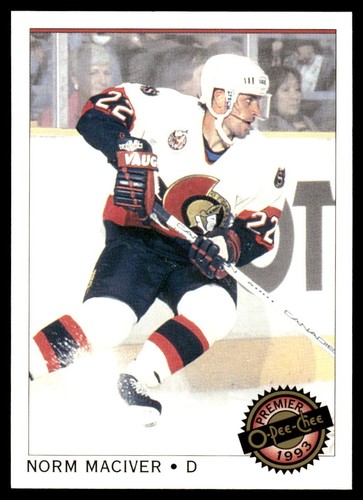 1992 O-Pee-Chee Premier Norm Maciver #107 card