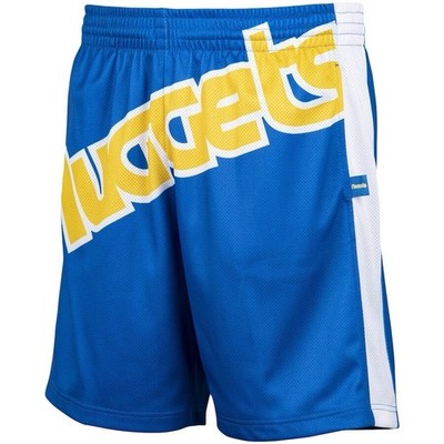 Mitchell & Ness Men s Denver Nuggets Big Face 2.0 Throwback Jersey Shorts XL NBA