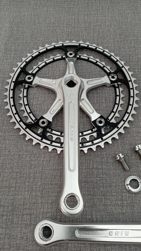 Guarnitura RINO completa di tutto per bicicletta da corsa anni 70/80 - Immagine 3 di 4