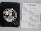 1997-P Proof American Silver Eagle Dollar $1 Box & COA US Mint Bullion OGP