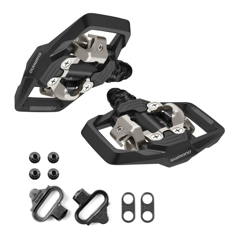 SHIMANO Pedales bicicleta + calas PD-ME700 SPD + SM-SH51