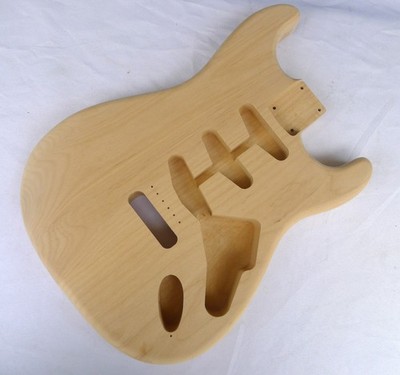 Strat Guitar Body 2 pcs Centre Joined North American Alder Unfinish 1.79kg