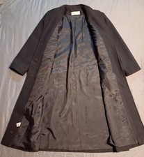 VINTAGE BEAU BREM 80% WOOL LONG TRENCH COAT JACKET UNION MADE IN USA PL PXL 14