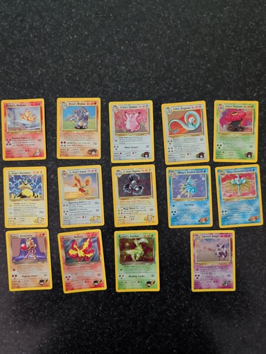 2000 Pokemon TCG: Full Complete GYM HEROES SET (132/132) - MP / LP Condition