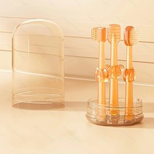 1PC Baby and Toddler Toothbrush Set, 3 Silicone Tongue Cleaners, 360  Toothbrus