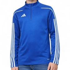 Adidas Sweatshirt Kinder 152 Blau Trainingstop Laufshirt Joggen Fußball Squadra