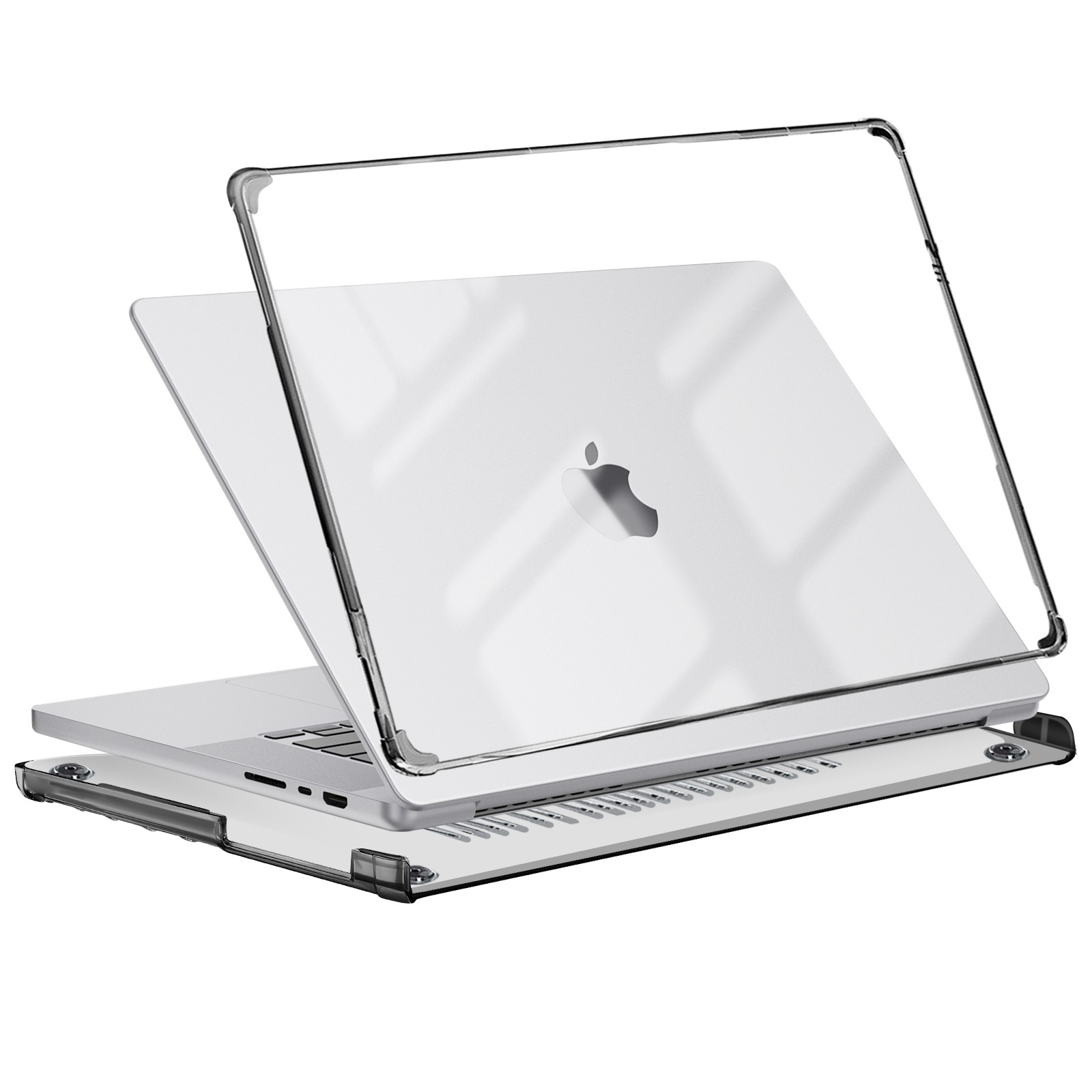 Coque MacBook Pro 16 antichoc intégrale en polycarbonate rigide Premium givré