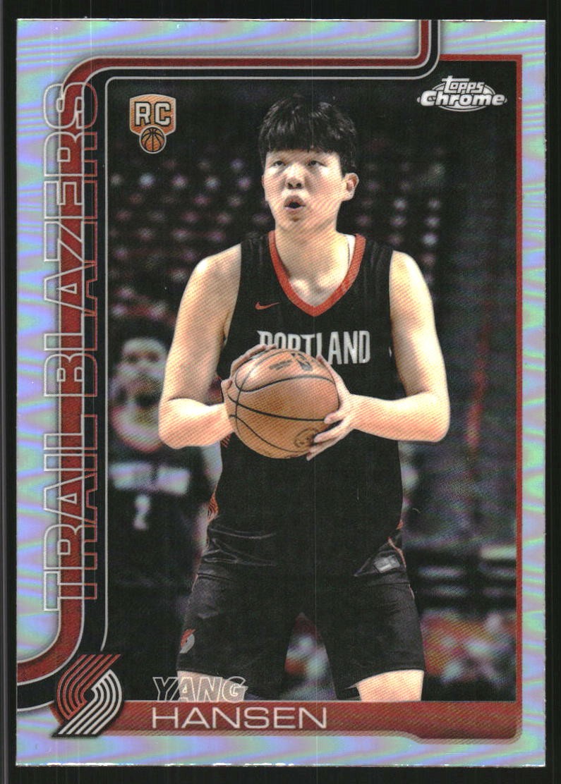 2025-26 Topps Chrome Refractors #266 Yang Hansen ROOKIE