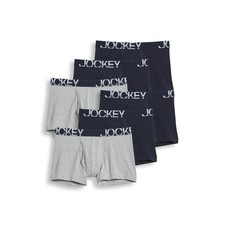 Jockey Men's ActiveStretch 4" Boxer Brief - 6 Pack