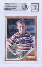 Shane Obedzinski The Sandlot Signed '18 Topps Archives SL-TOM BAS 10 Card w/Insc