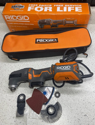 RIDGID 4 Amp Corded Oscillating Multi-Tool- R28700  w/ Bag