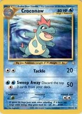 Croconaw 32/111 Uncommon Neo Genesis Pokémon Card