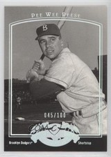 2005 Upper Deck Past Time Pennants Silver 45/100 Pee Wee Reese #63 HOF 0k0