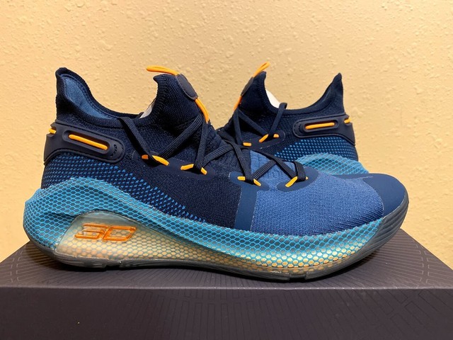 curry 6 blue and orange