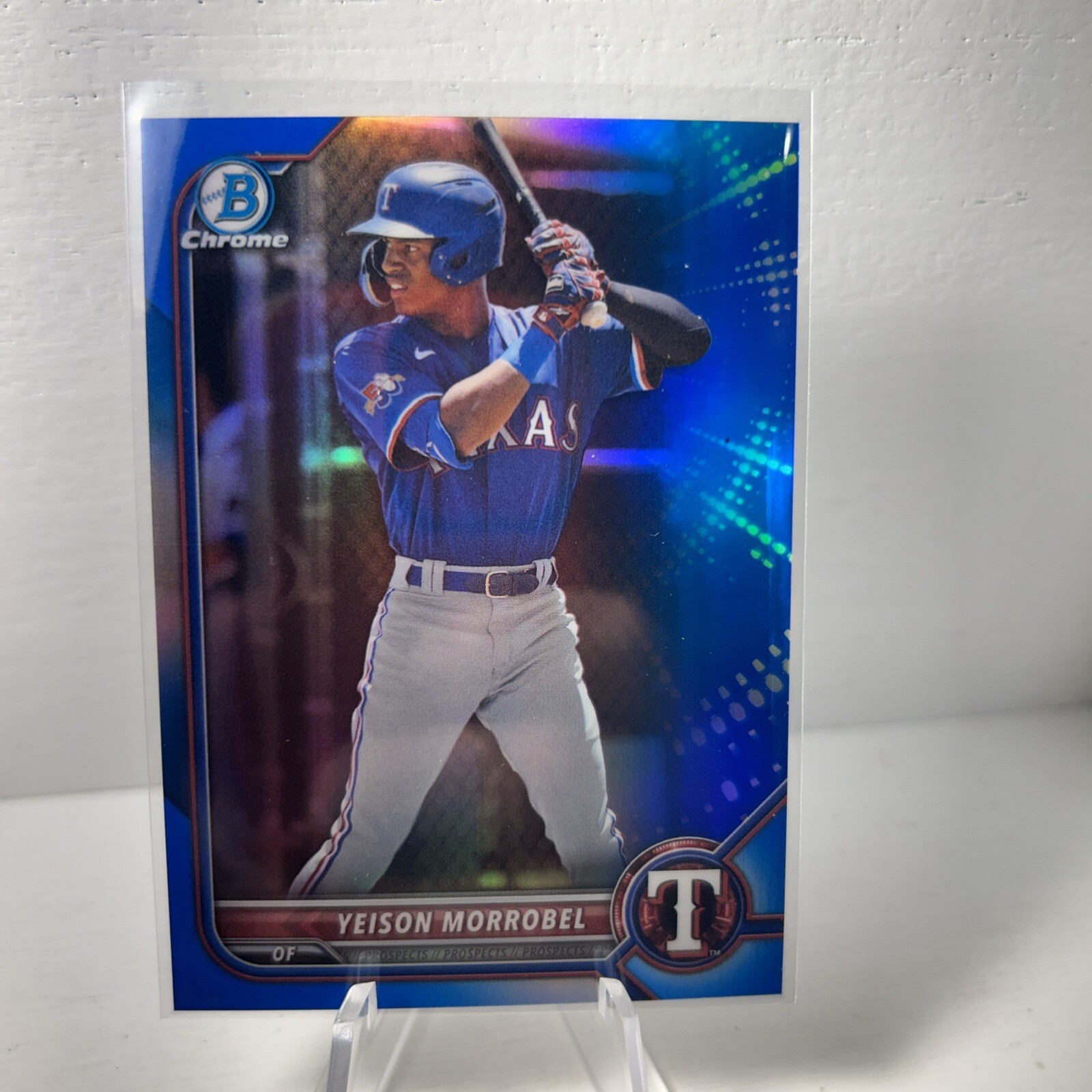 2022 Bowman Chrome Blue Refractor Yeison Morrobel /150 #BCP-200