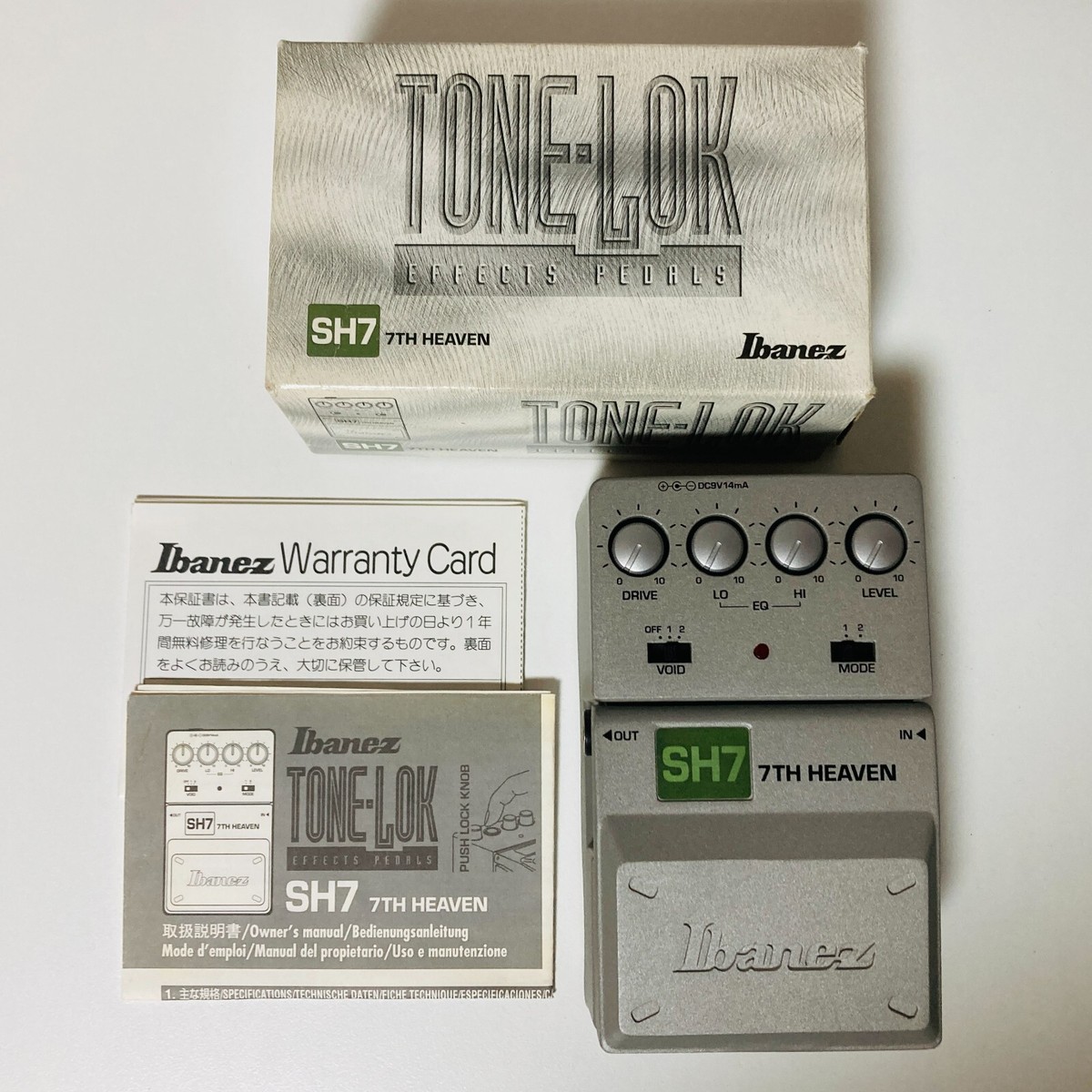 Ibanez SH7 7TH HEAVEN Distortion Pedal Tone Lock MIT Guitar