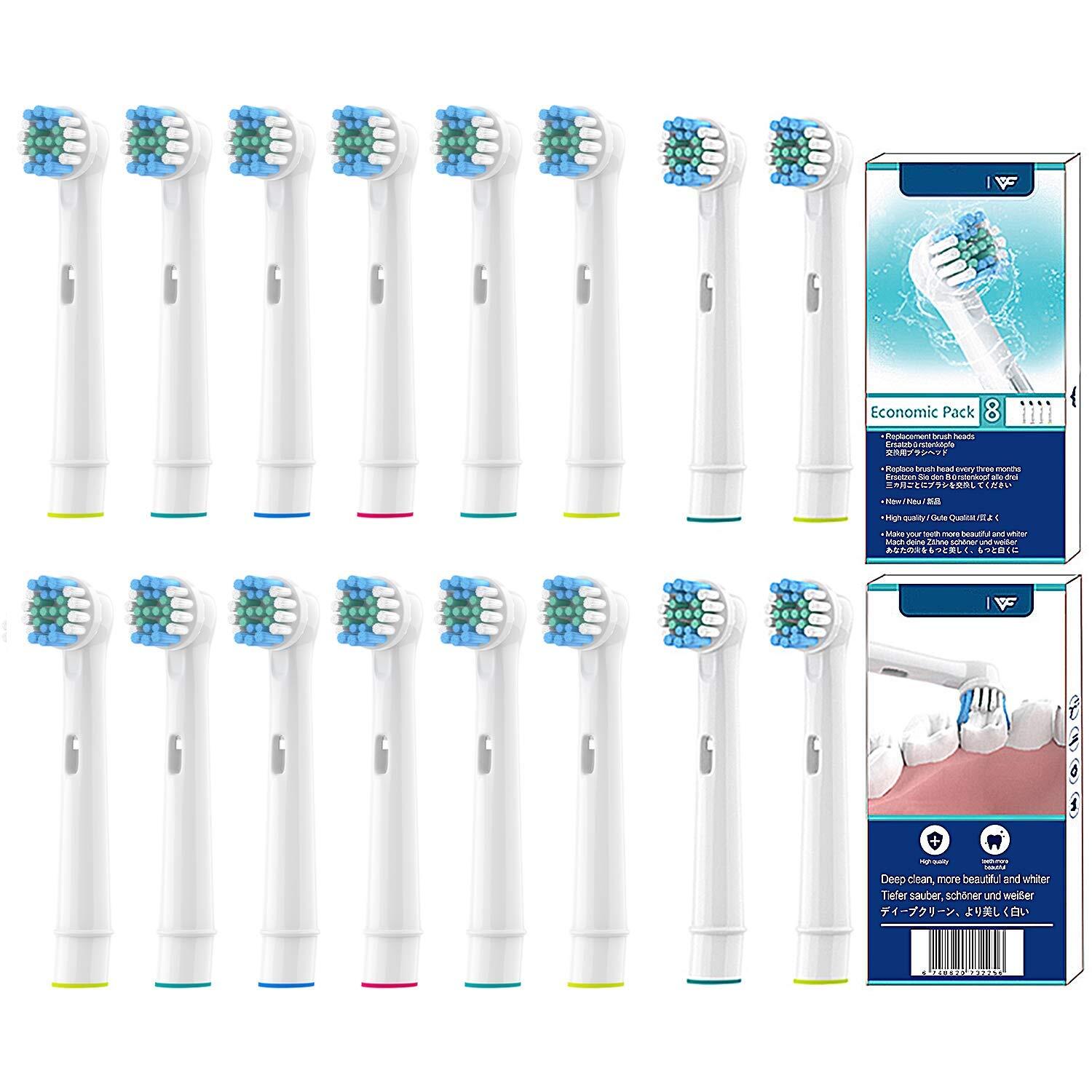 WuYan Testine per spazzolino di ricambio Compatibile Con Oral-b Sensitive (Y6R)